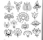 Превью 4000 motifs de fleurs et de plantes (110) (700x659, 101Kb)