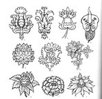 Превью 4000 motifs de fleurs et de plantes (192) (700x681, 122Kb)