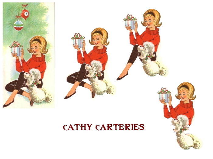 JEUNE FEMME ET CANICHE (700x525, 148Kb)