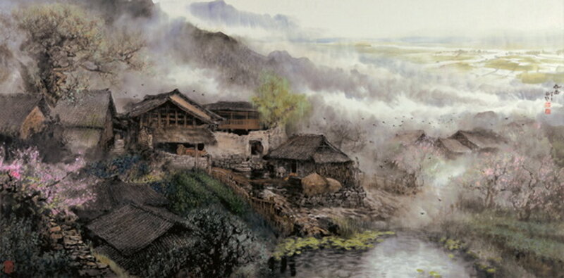 Китайская живопись - художник Zhao Wu Chao