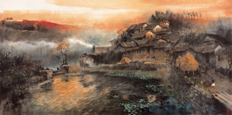 Китайская живопись - художник Zhao Wu Chao