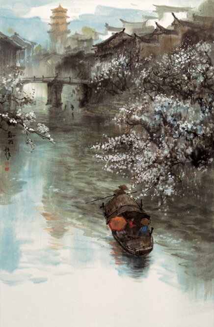 Китайская живопись - художник Zhao Wu Chao