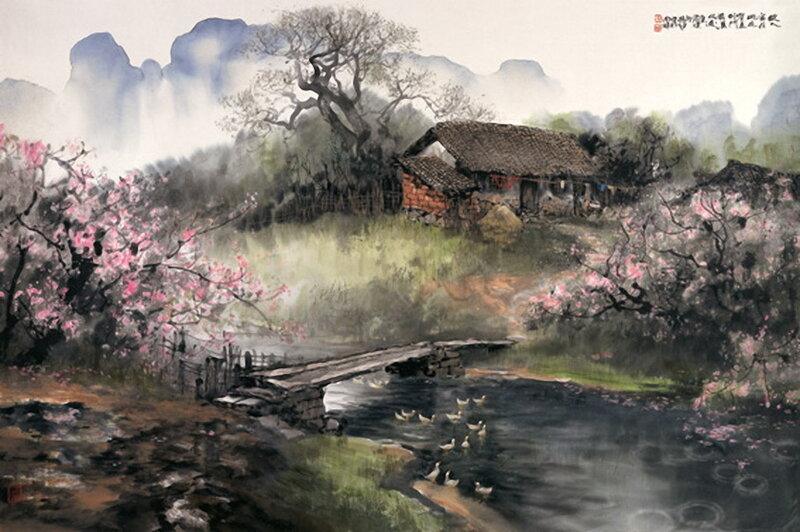 Китайская живопись - художник Zhao Wu Chao