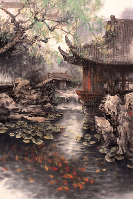 Китайская живопись - художник Zhao Wu Chao