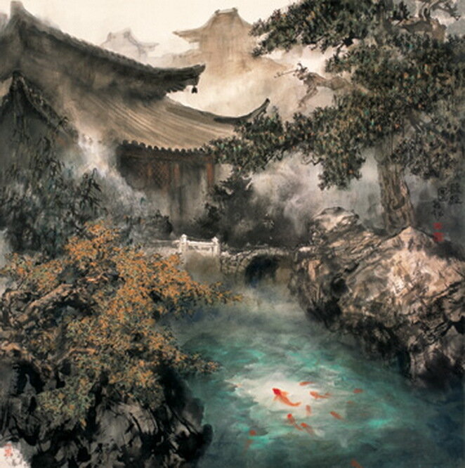 Китайская живопись - художник Zhao Wu Chao