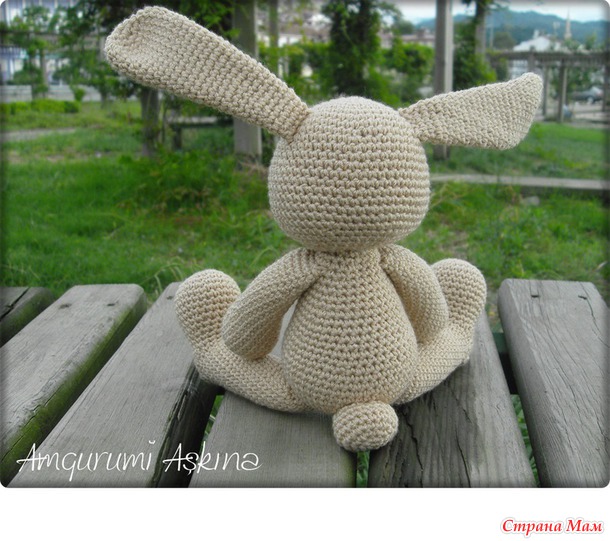 Зайчики пузатые Аmigurumi Аskina (перевод описания)