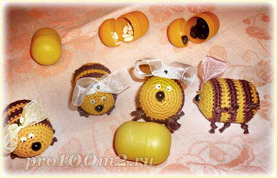 4014748_Vyazanniepchelkiizkindersurpriza (567x364, 58Kb)