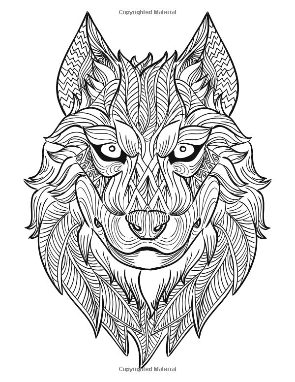 Awesome Animals : A Stress Management Coloring Book For Adults, Penny Farthing Graphics: 